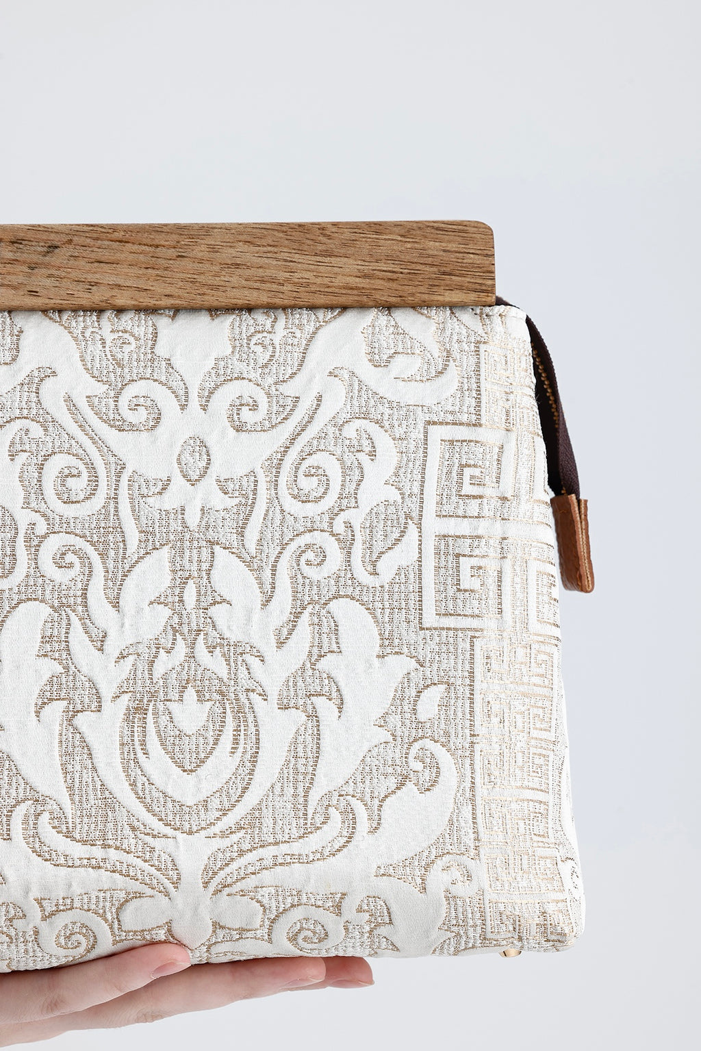 Heybes Kadın Otantik Desen Clutch Çanta