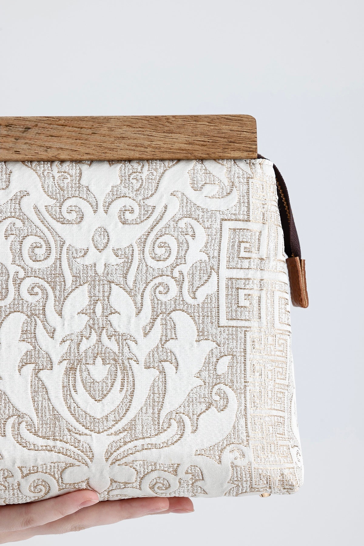 Heybes Kadın Otantik Desen Clutch Çanta