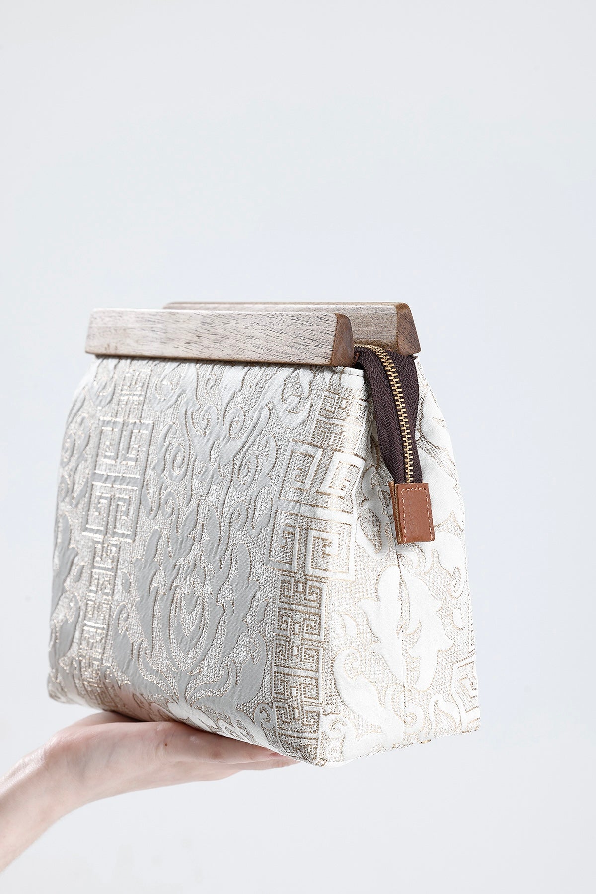 Heybes Kadın Otantik Desen Clutch Çanta
