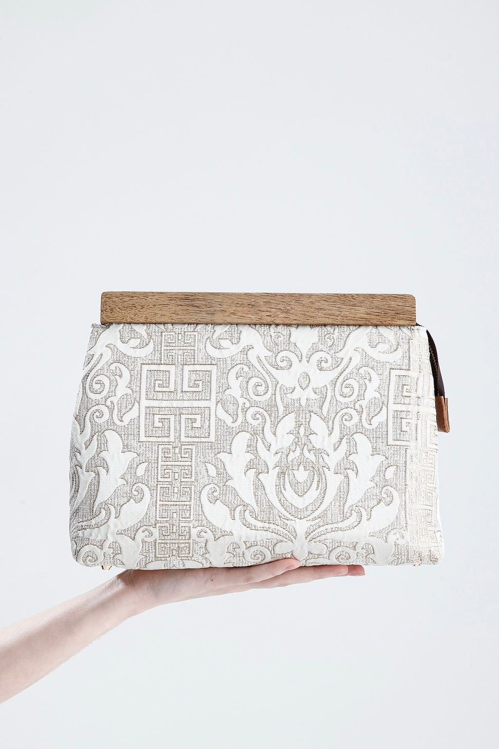 Heybes Kadın Otantik Desen Clutch Çanta
