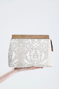 Heybes Kadın Otantik Desen Clutch Çanta