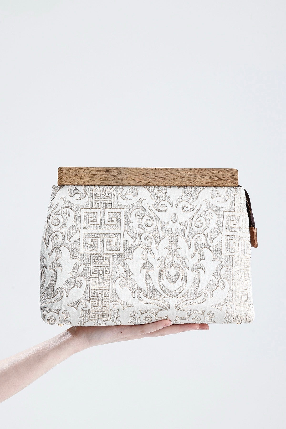 Heybes Kadın Otantik Desen Clutch Çanta