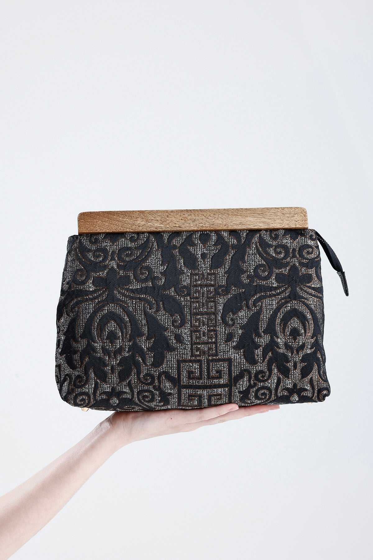 Heybes Kadın Otantik Desen Clutch Çanta