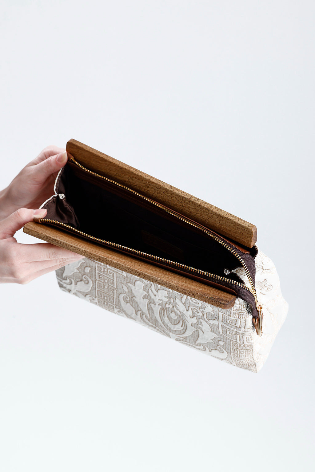 Heybes Kadın Otantik Desen Clutch Çanta