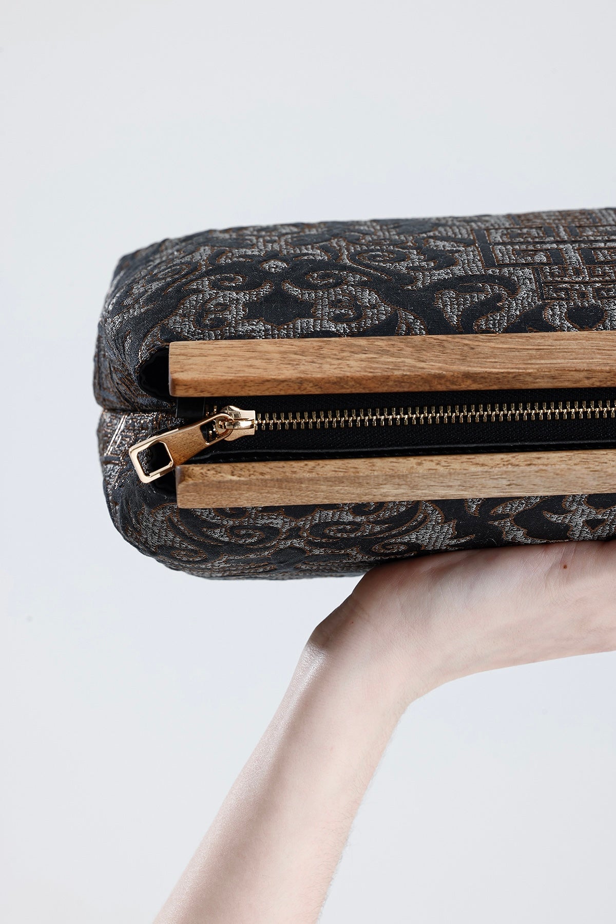 Heybes Kadın Otantik Desen Clutch Çanta