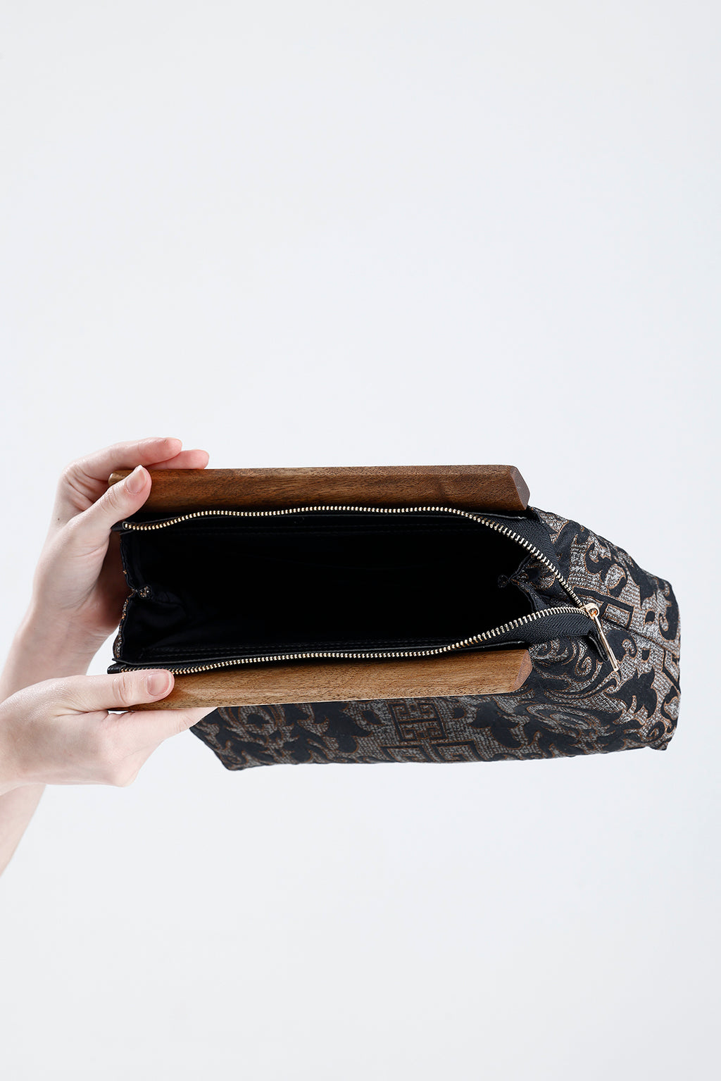 Heybes Kadın Otantik Desen Clutch Çanta