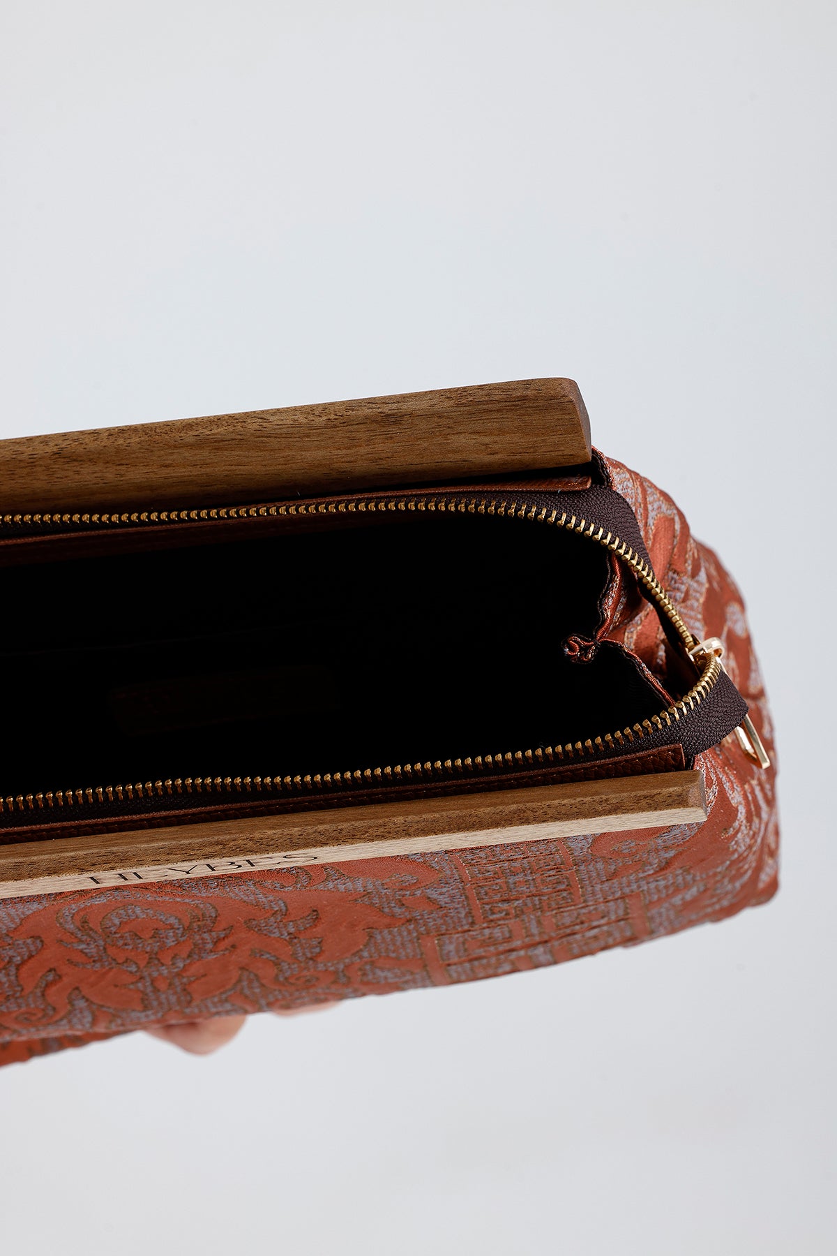Heybes Kadın Otantik Desen Clutch Çanta