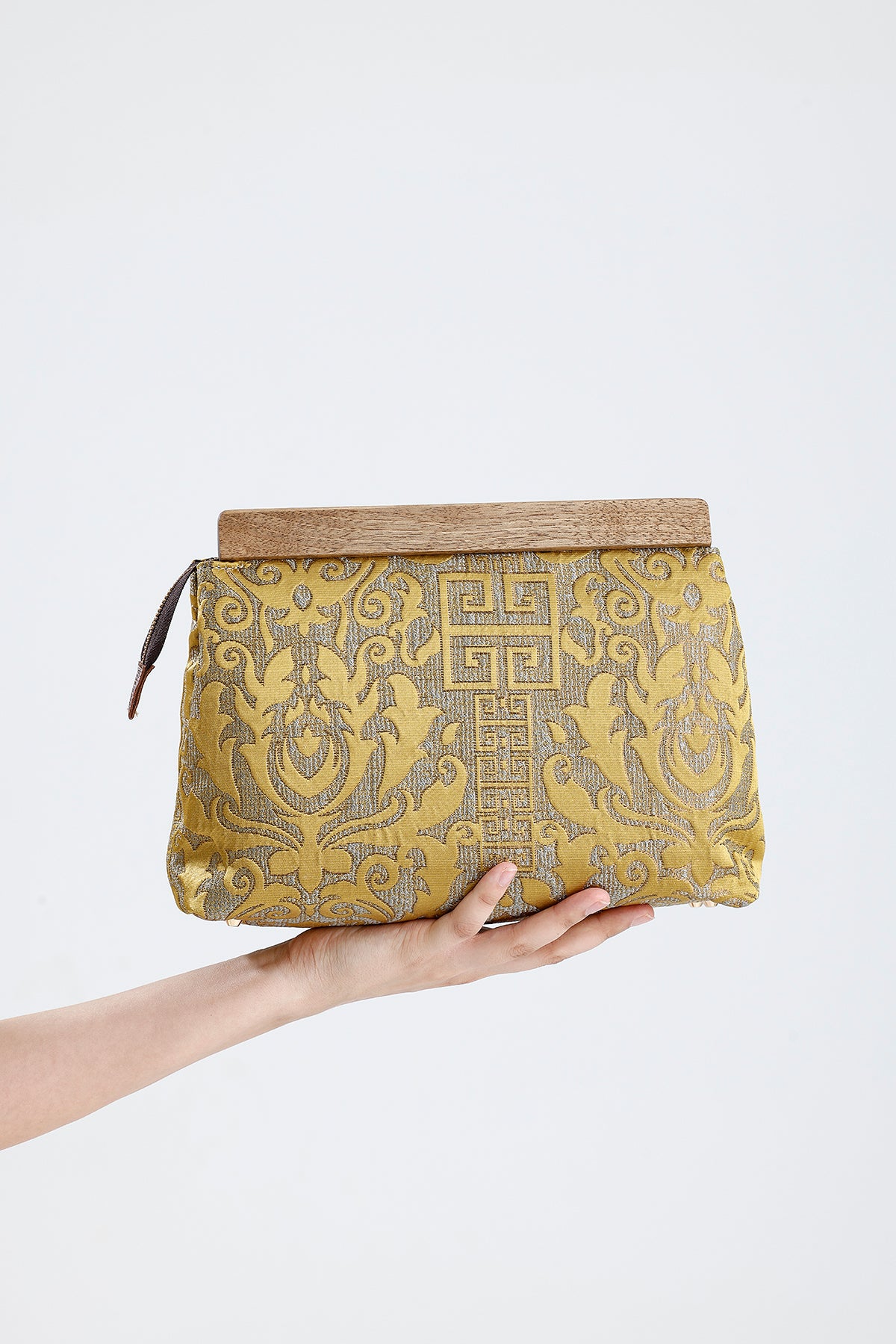 Heybes Kadın Otantik Desen Clutch Çanta