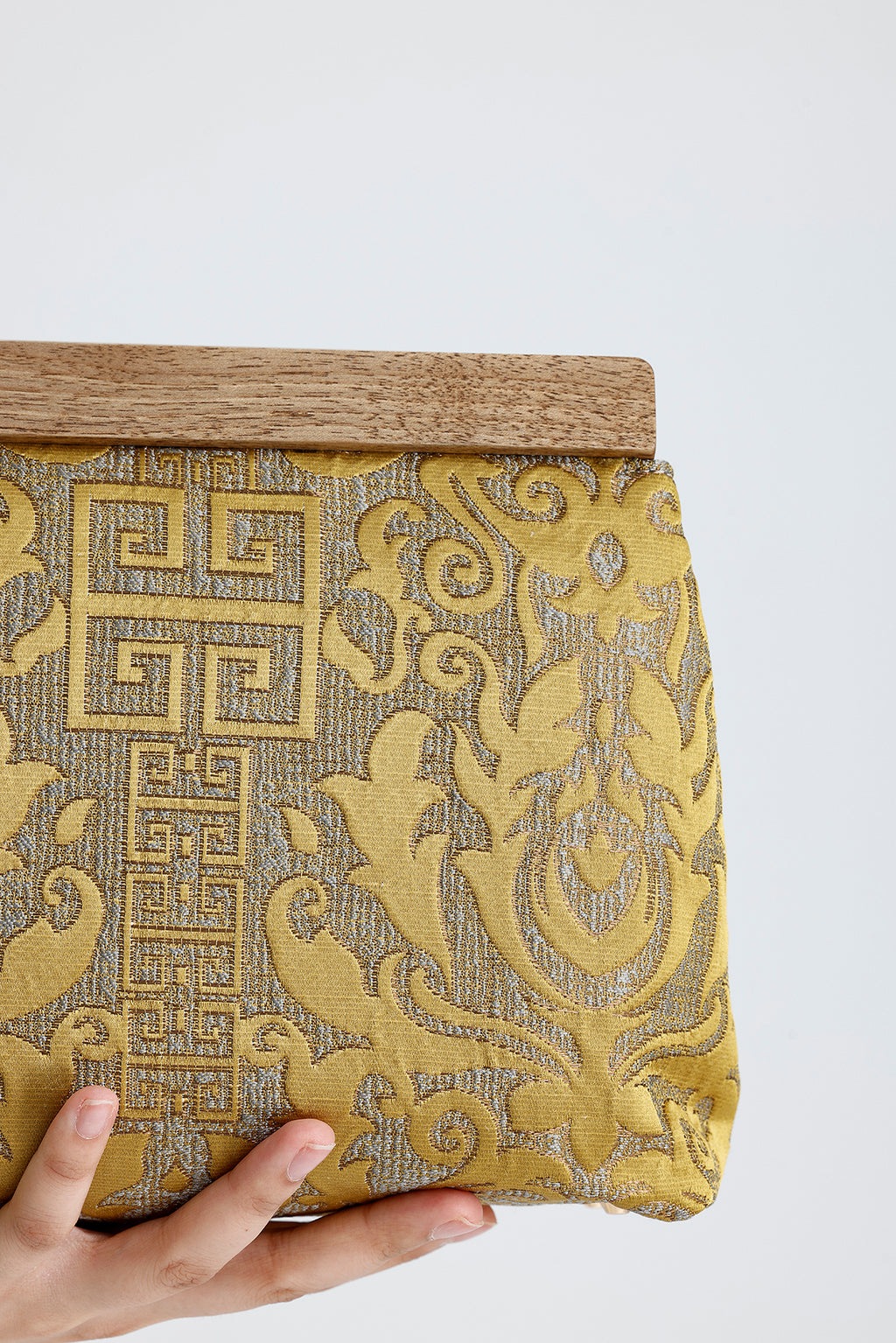 Heybes Kadın Otantik Desen Clutch Çanta