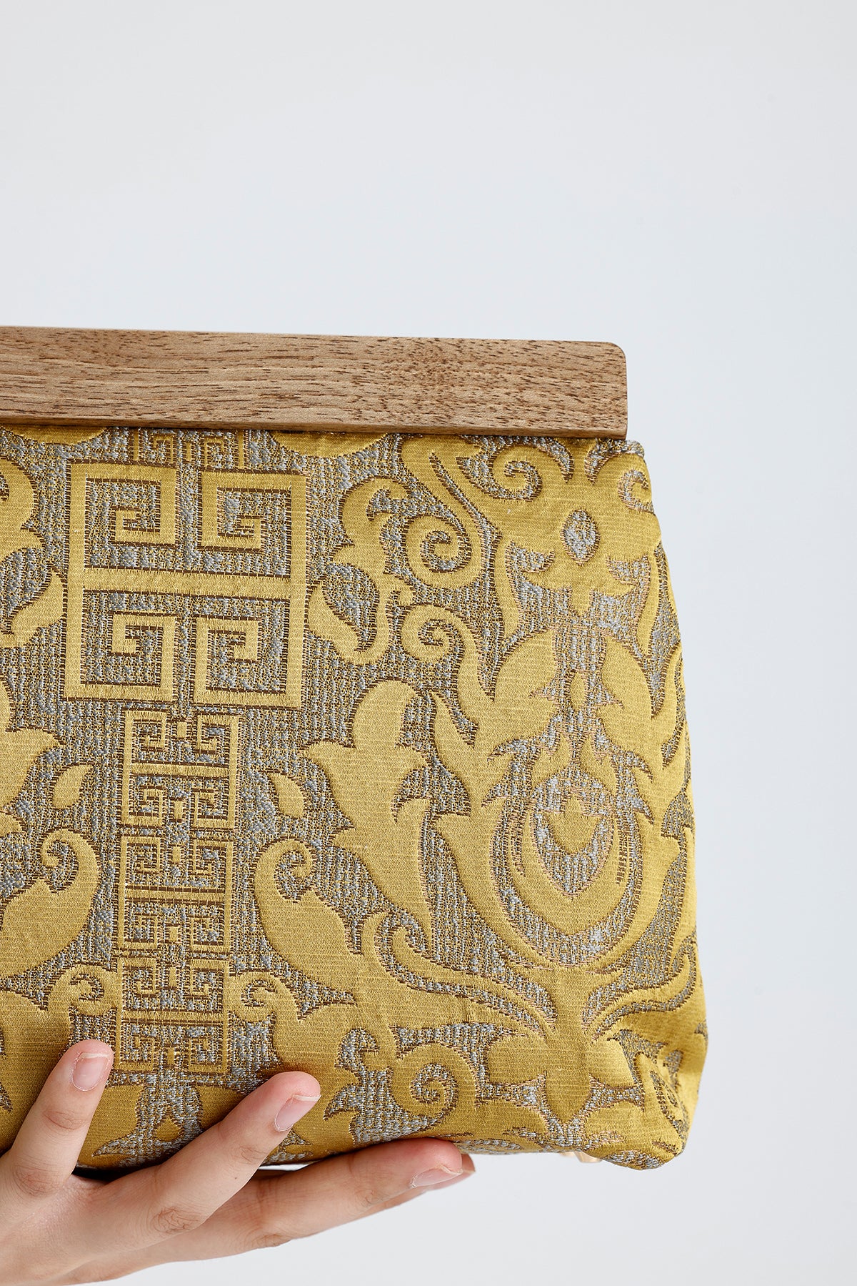 Heybes Kadın Otantik Desen Clutch Çanta