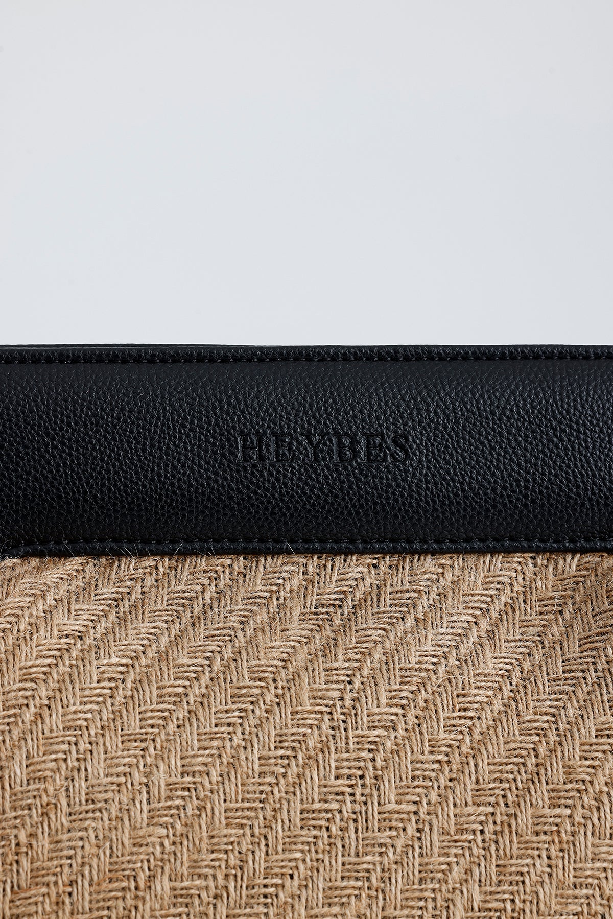 Heybes Kadın Çerçeveli Jüt Clutch El Çantası