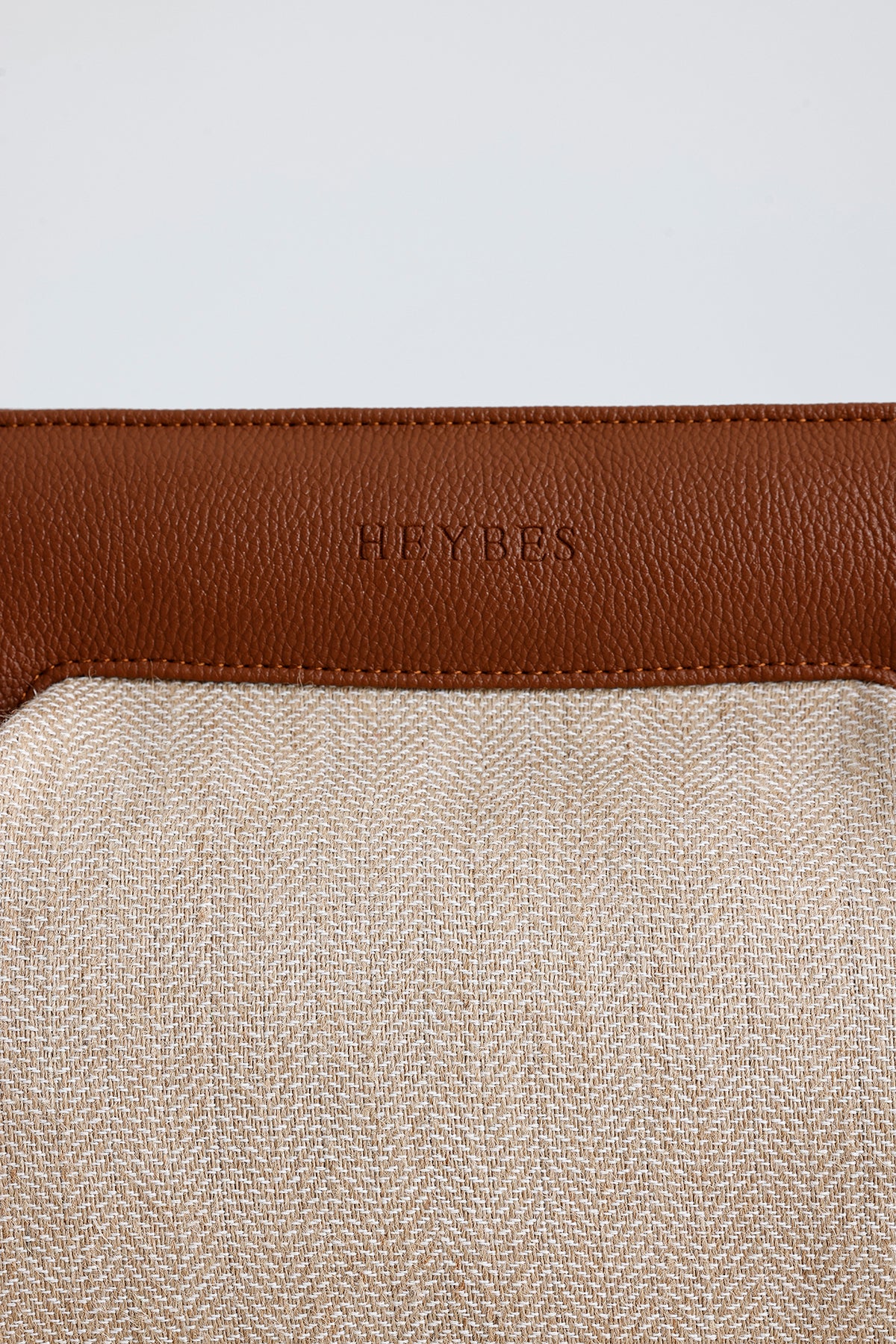 Heybes Kadın Çerçeveli Jüt Clutch El Çantası