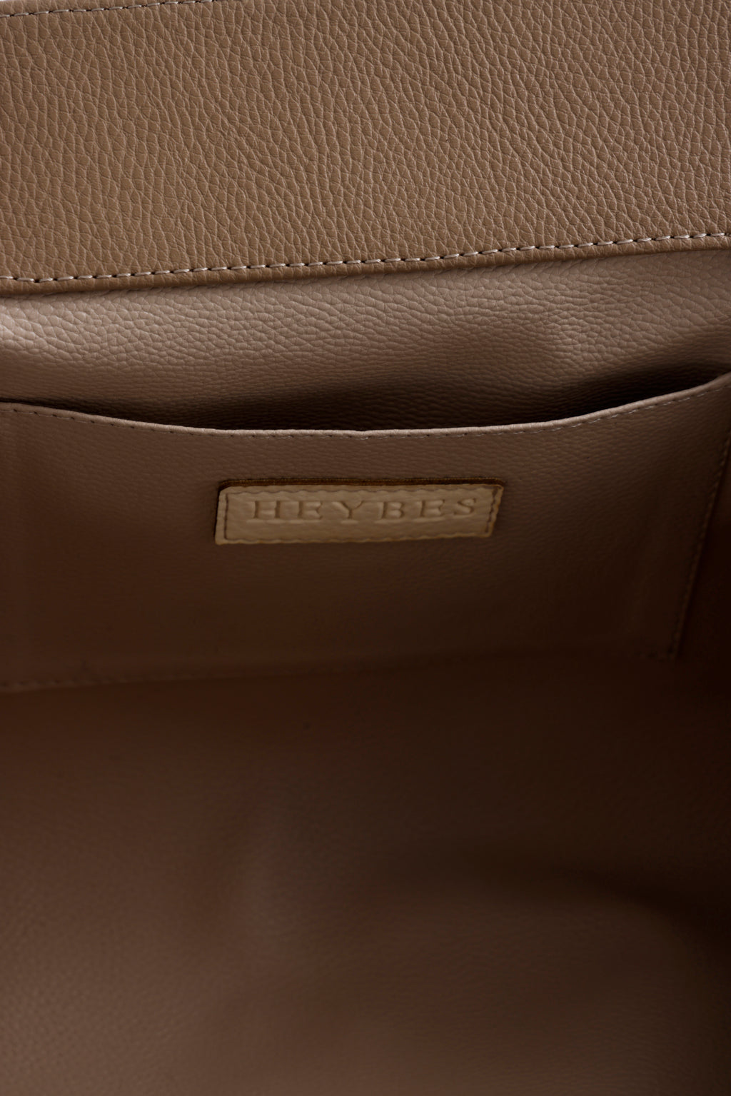 Heybes Kadın Deri Detaylı Süet Clutch El Çantası